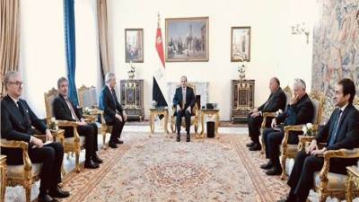 تفاصيل استقبال الرئيس السيسي وزير الخارجية الإيطالي