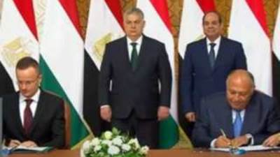 الرئيس السيسي ورئيس وزراء المجر يشهدان توقيع عدد من مذكرات التفاهم