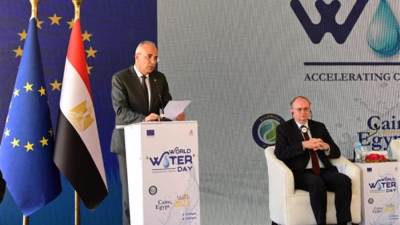 وزارة الموارد المائية والري تحتفل بــ "يوم المياه العالمى"