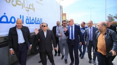 البنك الزراعي المصري يواصل مسيرة قوافل الخير لتوزيع المساهمات الغذائية على الأسر الأكثر احتياجاً في 7 محافظات