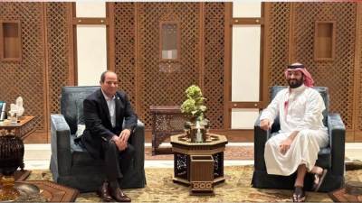القاهرة الإخبارية: الرئيس السيسى يعقد لقاء أخويا مع الأمير محمد بن سلمان 