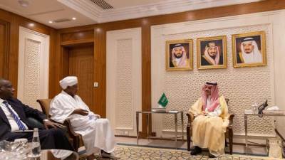 وزير الخارجية السعودي يستقبل المبعوث الخاص لرئيس مجلس السيادة الانتقالي السوداني