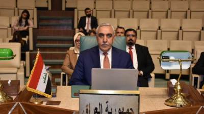 العراق يشارك في الجلسة دورة غير عادية على مستوى المندوبين الدائمين لدى جامعة الدول العربية 