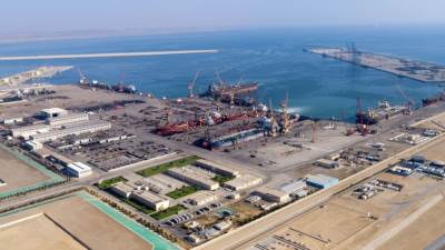 الحوض الجافُّ بالدقم أحد المشاريع التي تعزز الريادة البحرية العُمانية ورؤية عُمان 2040