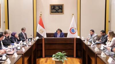 وزير الصحة يستقبل الممثل المقيم لبرنامج الأمم المتحدة الإنمائي في مصر (UNDP) لبحث أليات استمرار التعاون في القطاع الصحي