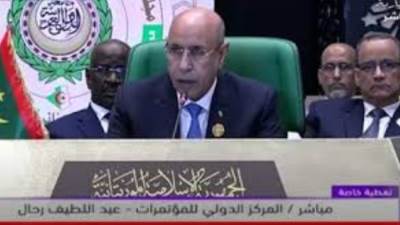 نص خطاب الرئيس الموريتاني امام مجلس الجامعة العربية