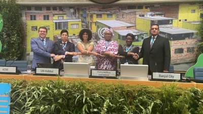 وزير التنمية يشارك في جلسة "آثر التغيرات المناخية على النزوح والهجرة غير الشرعية" باجتماعات جمعية برنامج الأمم المتحدة للمستوطنات البشرية في كينيا 