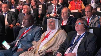 رئيس البرلمان العربي يشارك في افتتاح المؤتمر البرلماني الدولي حول الحوار بين الأديان بمدينة مراكش بالمملكة المغربية