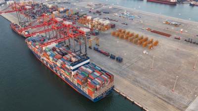 كلمة وزير النقل أمام الرئيس السيسي خلال إفتتاح محطة "تحيا مصر" متعددة الأغراض بميناء الأسكندرية