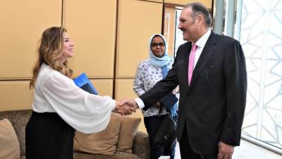 سفير السعودية يستقبل ممثل المفوضية السامية للأمم المتحدة لشؤون اللاجئين لدى مصر