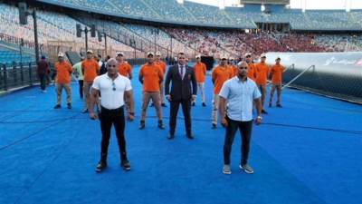 انتشار أمني باستاد القاهرة لتأمين مراسم تسليم درع الدوري للنادي الأهلي 