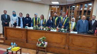 سفيرة مملكة البحرين بالقاهرة تحضر مناقشة رسالة دكتوراه بجامعة عين شمس