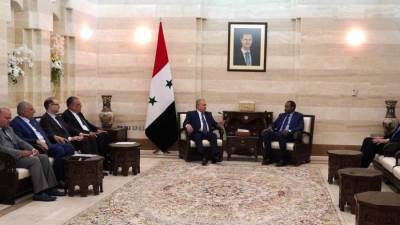 رئيس الوزراء السوري يستقبل المدير العام للمنظمة العربية للتنمية الزراعية