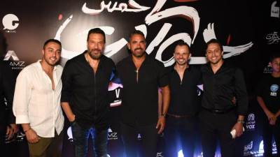أبطال خمس جولات يحتفلون بالعرض الخاص برفقة أمير كرارة ومحمد فراج وبسنت شوقي