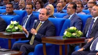  الرئيس السيسي: نحرص على تعظيم ما لدينا من موارد 