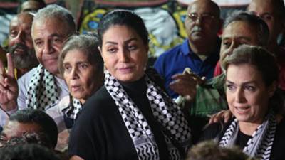 فنانو مصر يرددون: بالروح بالدم نفديك يا فلسطين 
