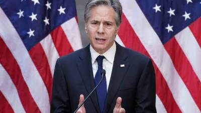  وزير خارجية أمريكا: حل الدولتين الطريق الوحيد لتحقيق السلام والأمن بالمنطقة 