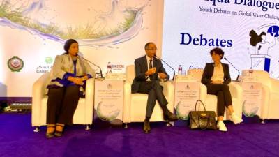 نائب وزير الإسكان يشارك في جلسة حول التحديات العالمية التي تواجه المياه بفعاليات أسبوع القاهرة للمياه 