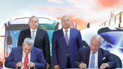 بروتوكول تعاون بين البنك الأهلي المصري وجهاز تنظيم النقل البري الداخلي والدولي 