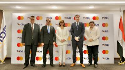 اتفاقية شراكة بين بنك التنمية الصناعية وماستركارد لتعزيز  التحول الرقمي في مصر