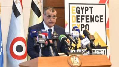 وزير الدولة للإنتاج الحربي:  "EDEX" هو المعرض الوحيد المتخصص بقطاع الصناعات العسكرية على مستوى القارة الأفريقية