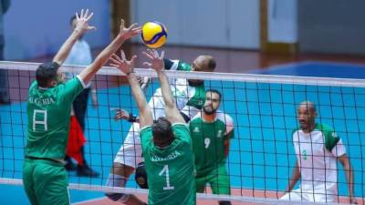 فوز الجزائر وسلطنة عمان .. فى اليوم الثالث للبطولة العربية العسكرية للكرة الطائرة 