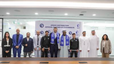 أدنوك شريكا رسميا لنادي بيراميدز