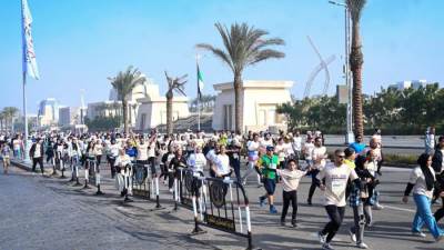 برعاية نادي بيراميدز .. ماراثون زايد امتياز وإبهار 