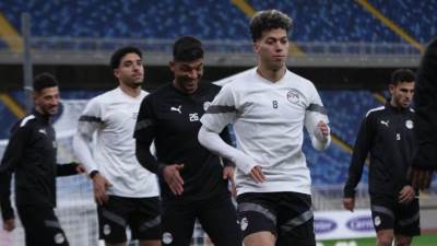 منتخب مصر يخوض مرانه الأول على ملعب العاصمة الإدارية