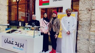 جناح عُمان بالمعرض العربي للطوابع شاهد على تاريخ السلطنة