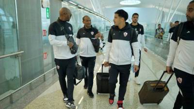 للمشاركة في بطولة الوحدة الودية.. الزمالك يصل مطار أبو ظبي