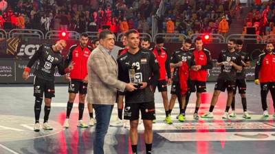 مهاب سعيد رجل مباراة منتخب مصر والكونغو برازافيل بالأمم الإفريقية لليد 