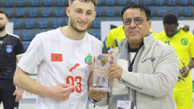 رياض وهبي أفضل لاعب بمباراة المغرب والجابون بأمم إفريقيا لليد  