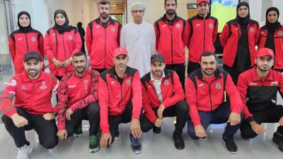 منتخب سلطنة عمان فى القاهرة اليوم .. للمشاركة فى بطولة العالم للرماية