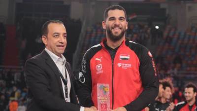 أحمد عادل: أهدي هذا الفوز للجمهور المصري.. هدفنا التتويج بلقب البطولة الأفريقية 