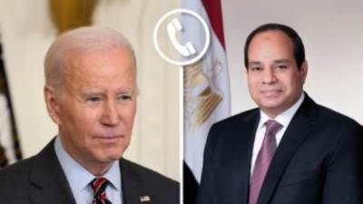 الرئيس السيسى يتلقى اتصالًا هاتفيًا من نظيره الأمريكى جو بايدن 