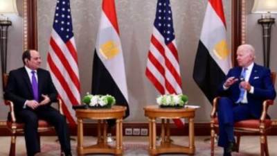 الرئيس السيسى ونظيره الأمريكى يناقشان تطورات الجهود للتوصل لوقف إطلاق النار فى غزة 