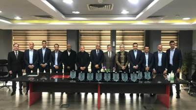  مجلس إدارة اتحاد الكرة يكرم الحكام والمشاركين في بطولة كأس الأمم الأفريقية 