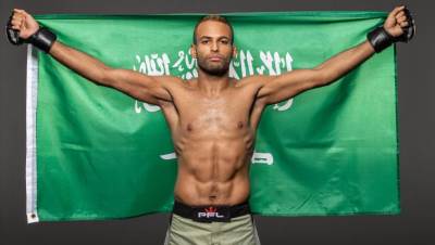  المقاتل السعودي عبدالله القحطاني يأمل أن يحقق الفخر للسعودية أثناء مشاركته في حدث رابطة المقاتلين المحترفين في الرياض