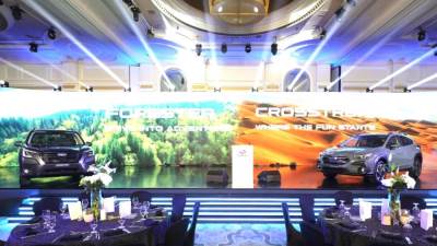 أبو غالي موتورز تطرح سيارات سوبارو فورستر وكروس تريك