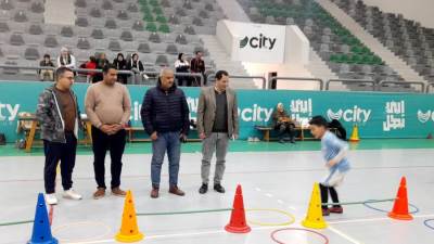 الصبروط يتفقد تدريبات المشروع القومى للموهبة الحركية بالقليوبية