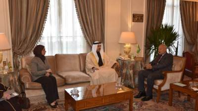 أبو الغيط يستقبل رئيس مجلس الأمناء لمركز البحرين للدراسات الاستراتيجية