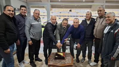 إدارة استاد الجيش المصري ترحب بالجهاز الفني لمنتخب مصر 