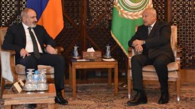 أبو الغيط يستقبل رئيس وزراء أرمينيا