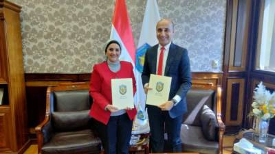 توقيع مذكرة تفاهم بين جامعة دمنهور ووحدة المدارس اليابانية