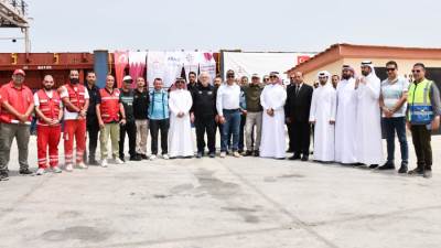 سفينة قطرية تركية تصل ميناء العريش محملة بأكثر من 1900طن من المساعدات الإنسانية والإغاثية إلى الشعب  الفلسطيني