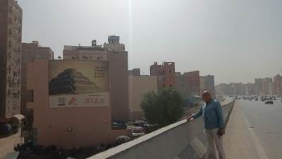 متابعة أعمال دهان العقارات المطلة على الطريق الدائري بمشروع تحسين الرؤية البصرية 