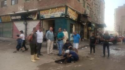 إصلاح كسر ماسوره قطر ٥٠٠ بشارع جسر الكونيسة مع شارع عدوي سليم