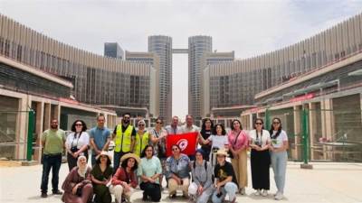 "العاصمة الإدارية" الجديدة تستقبل وفداً من جامعة قرطاج التونسية للتعرف على معالم المدينة