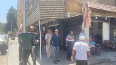 حملة اشغالات بشارع الشعب وإيداع المضبوطات بمخزن الحى